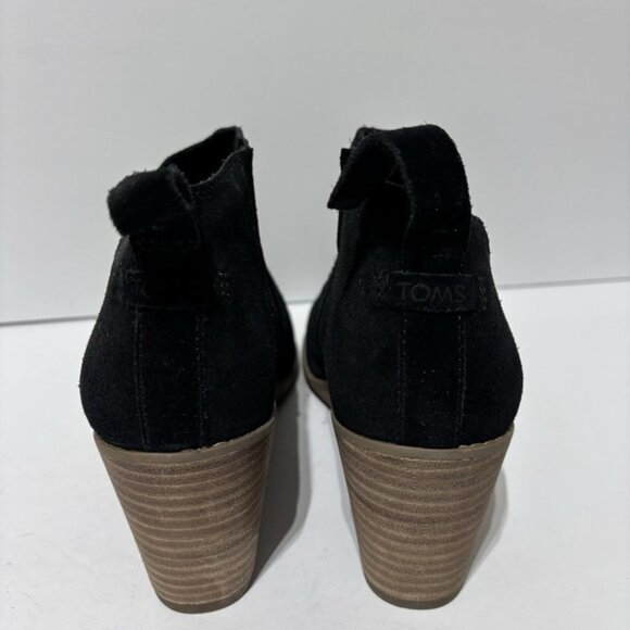 Toms Women’s Marta Wedge Booties Black, Size 8.5 M - Picture 4 of 6